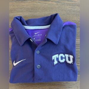 Nike Purple TCU‎ Dri-FIT Polo